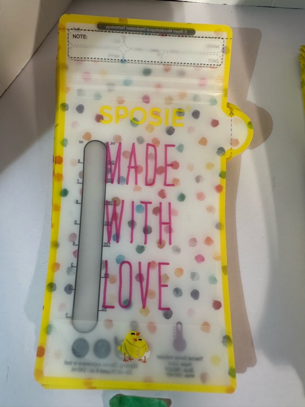 Sposie Breastmilk Storage Bag Freezer Bags with Pour Spout 8 Oz 100 Count *Open* - Picture 2 of 12